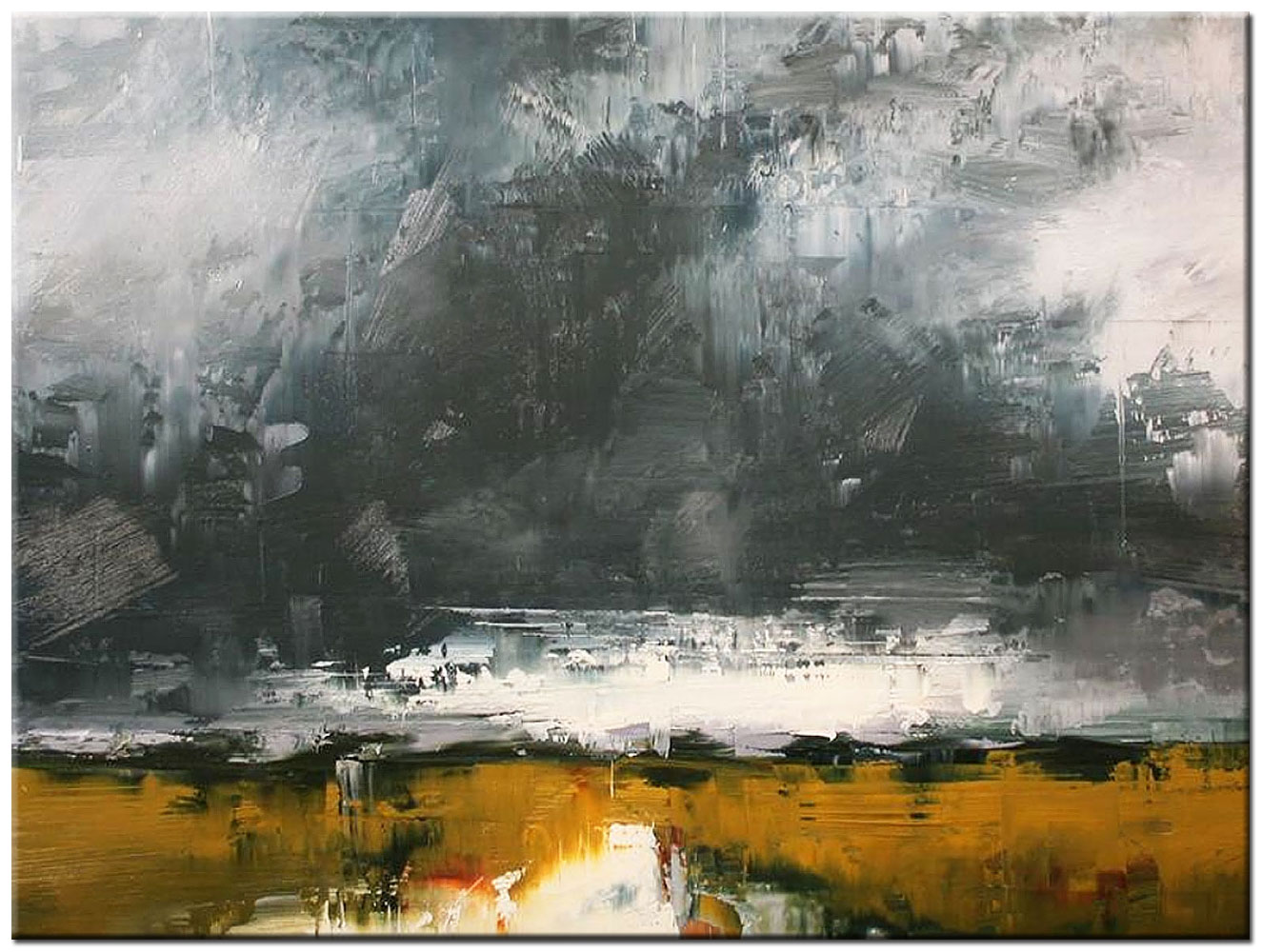 Coming Storm modern schilderij 120x90cm
