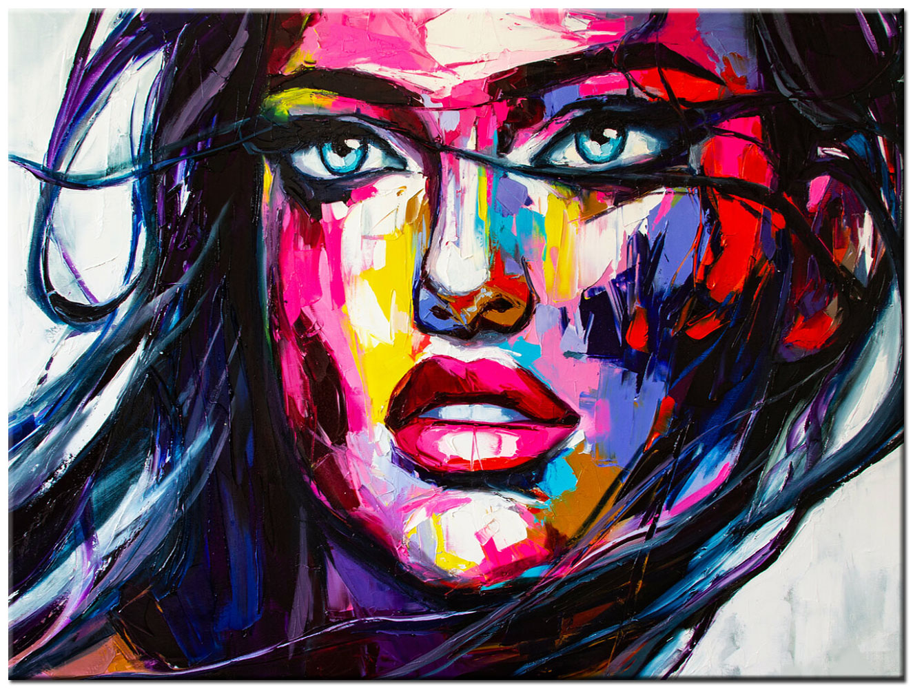 Vrouwen schilderij Passion in Colors 120x90cm