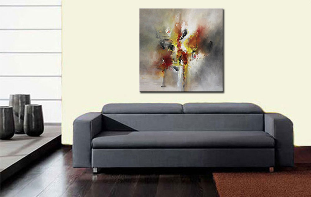 The Deep abstract schilderij 100x100cm - Afbeelding 4