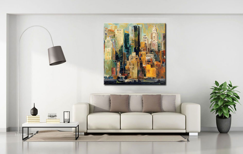 New York Skyline modern schilderij - Afbeelding 3