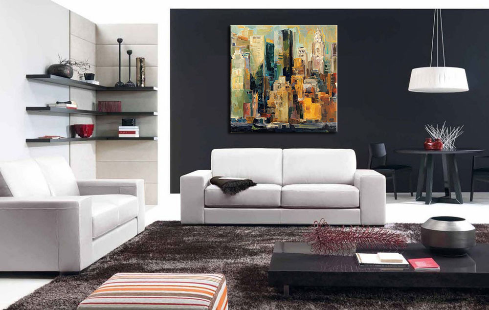 New York Skyline modern schilderij - Afbeelding 4