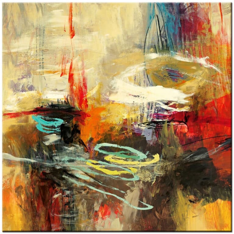 Betoverend abstract schilderij