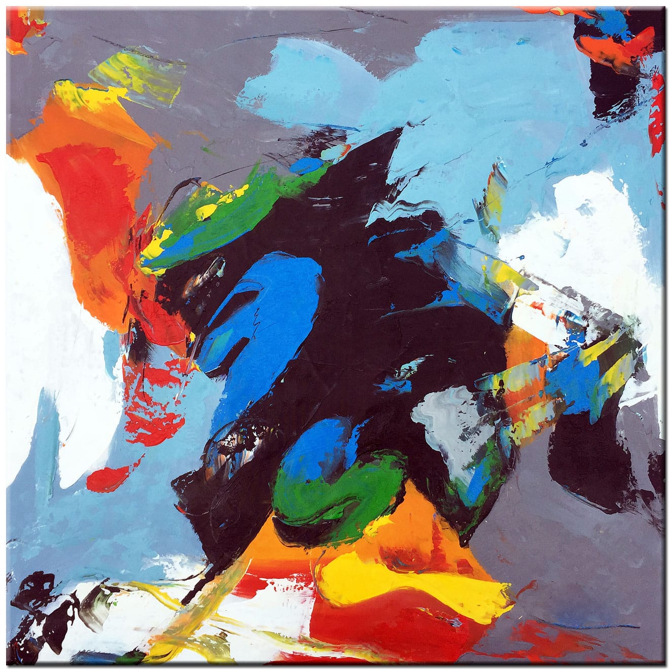 In de Diepte abstract schilderij