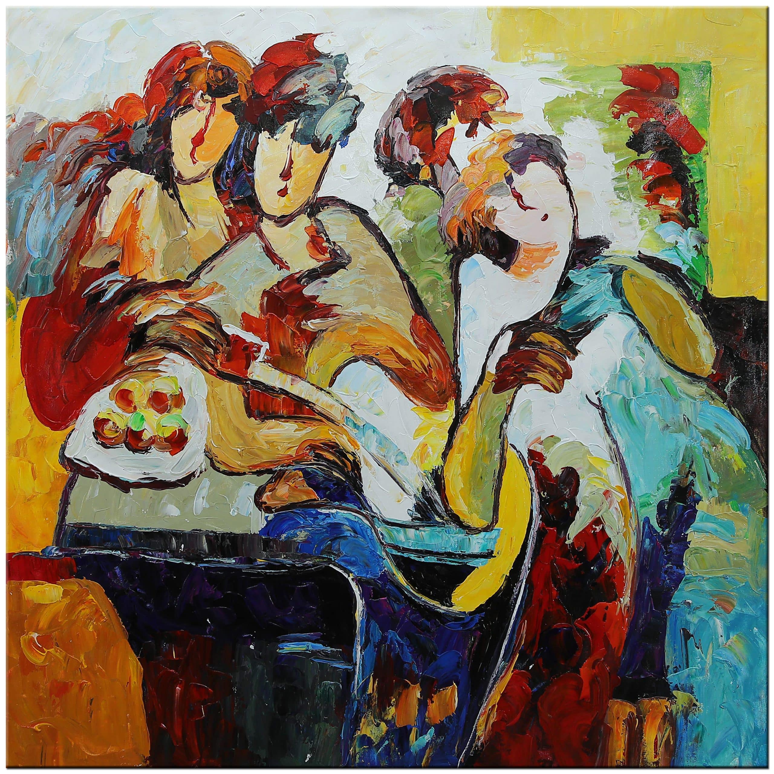 Aan Tafel modern schilderij