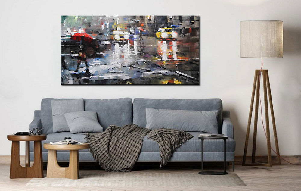 Streets of New York modern schilderij 180x90cm - Afbeelding 3