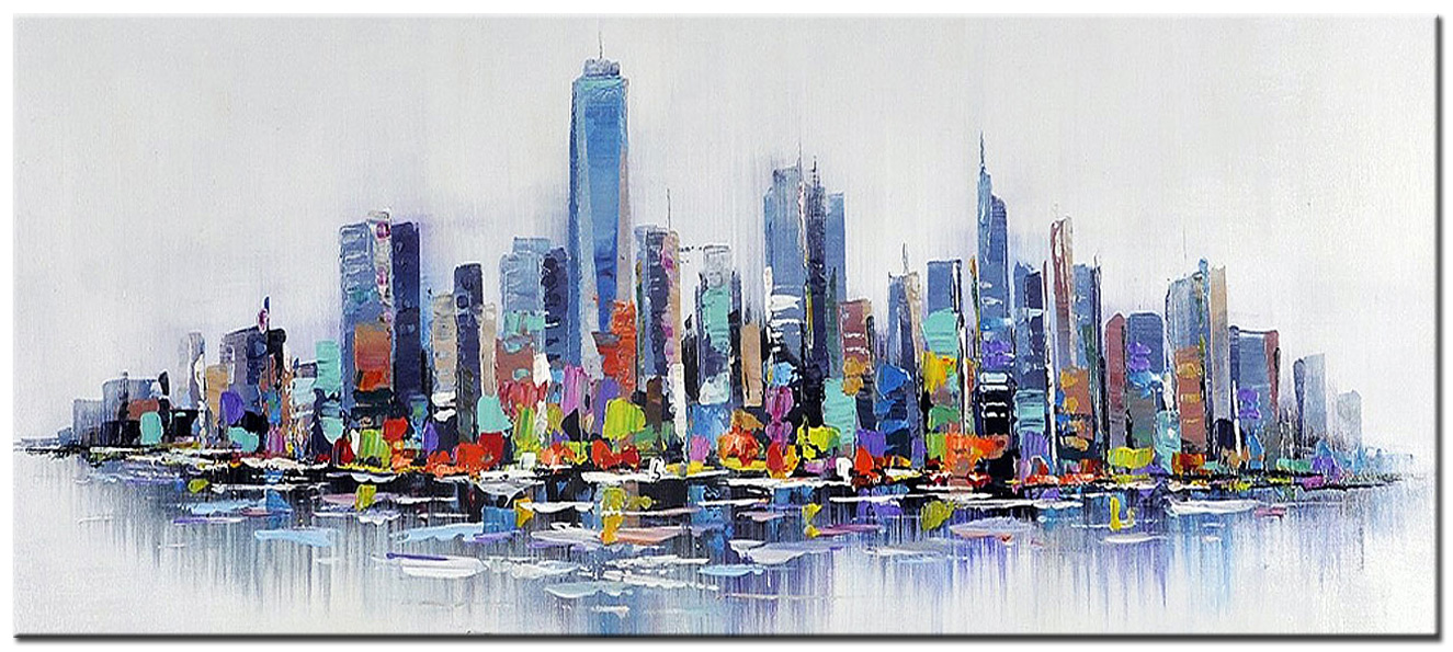 Skyline New York modern schilderij
