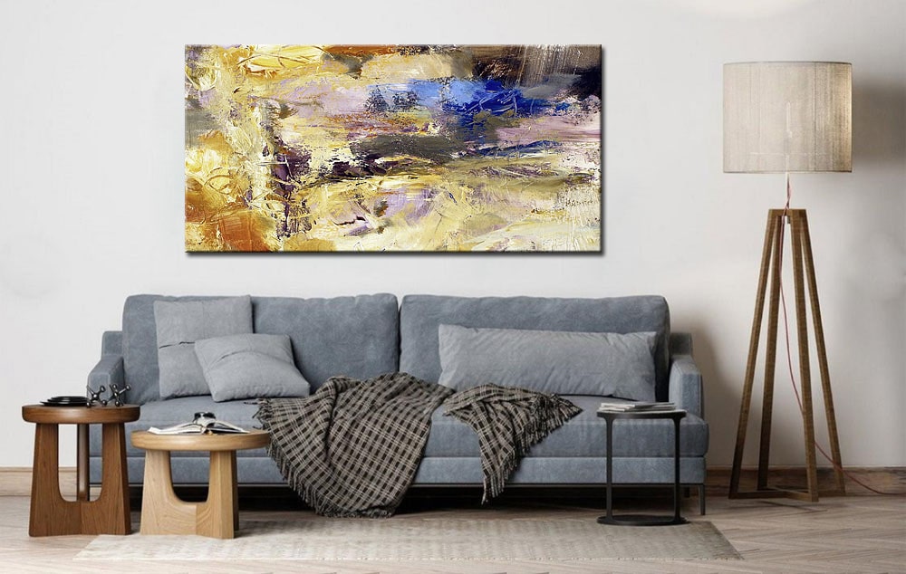 Abstract schilderij Desert Dream 180x90cm - Afbeelding 4