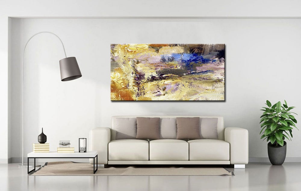 Abstract schilderij Desert Dream 180x90cm - Afbeelding 2