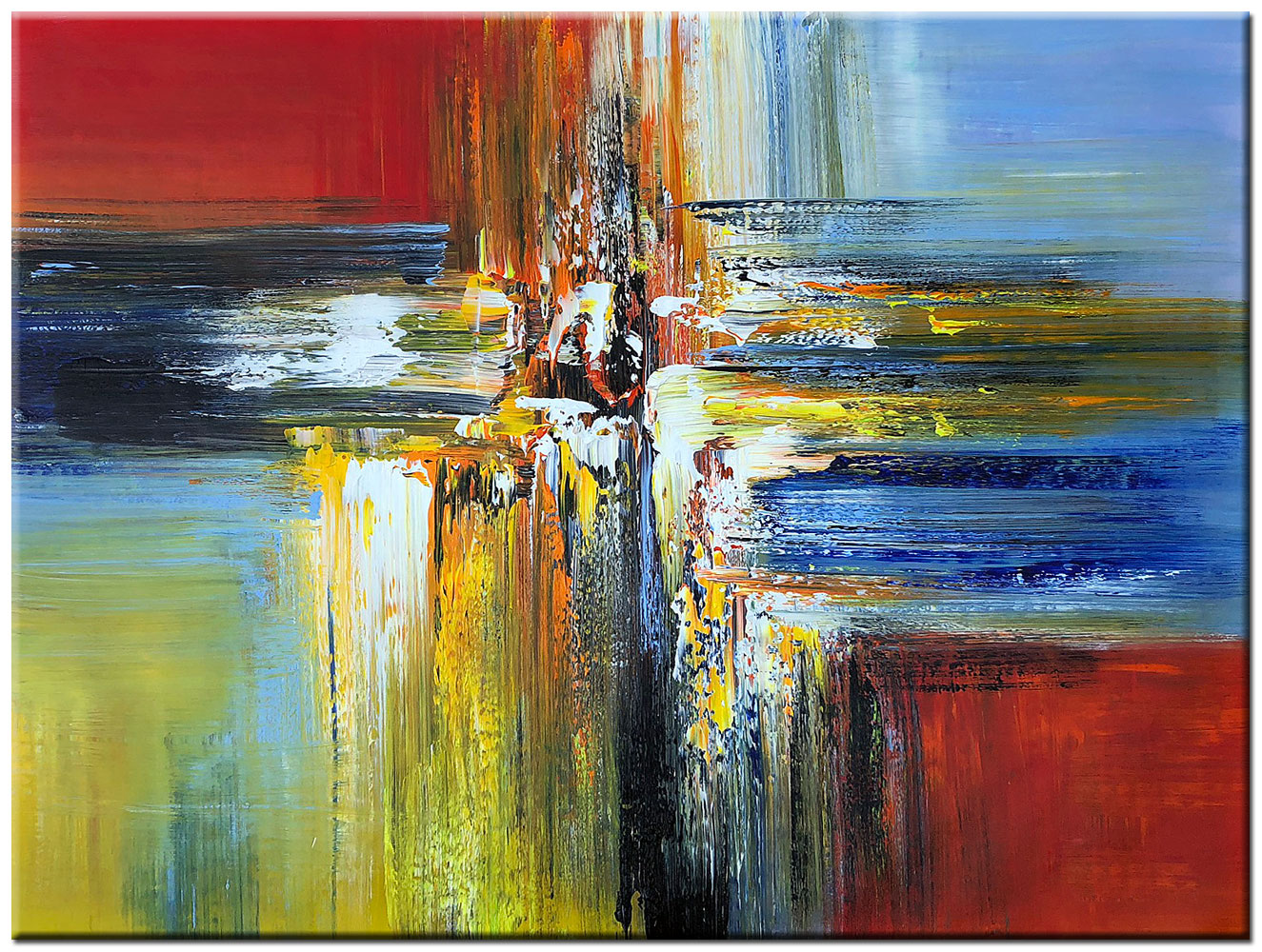 Abstract schilderij Eindeloos 120x90cm