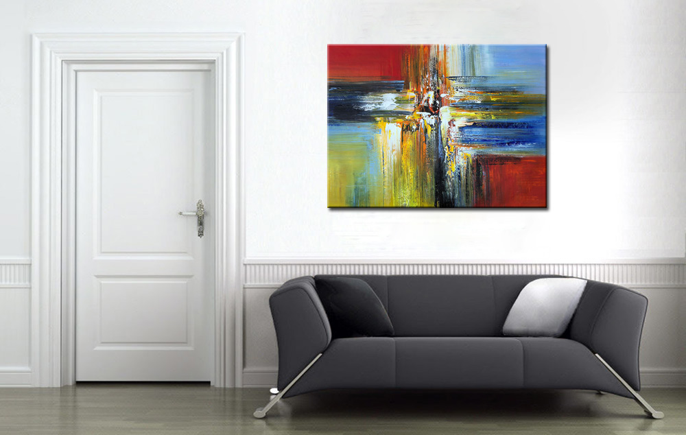 Abstract schilderij Eindeloos 120x90cm - Afbeelding 2