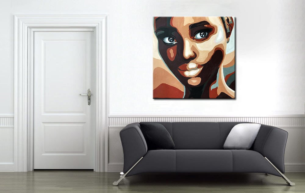 Black & Bold modern schilderij - Afbeelding 2