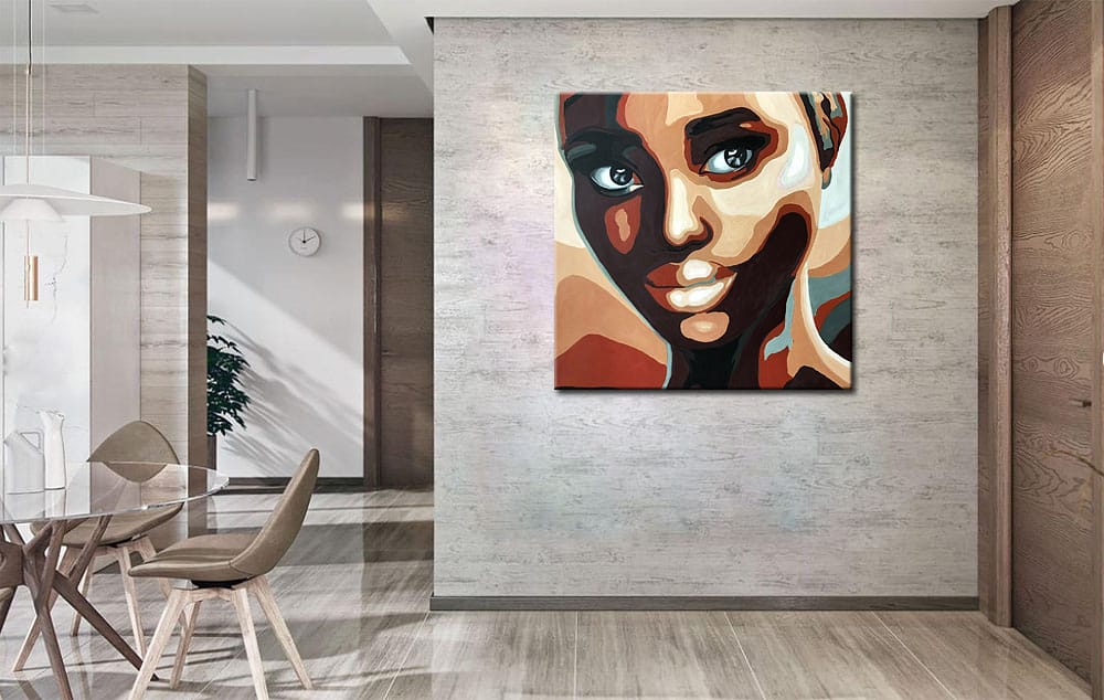 Black & Bold modern schilderij - Afbeelding 4