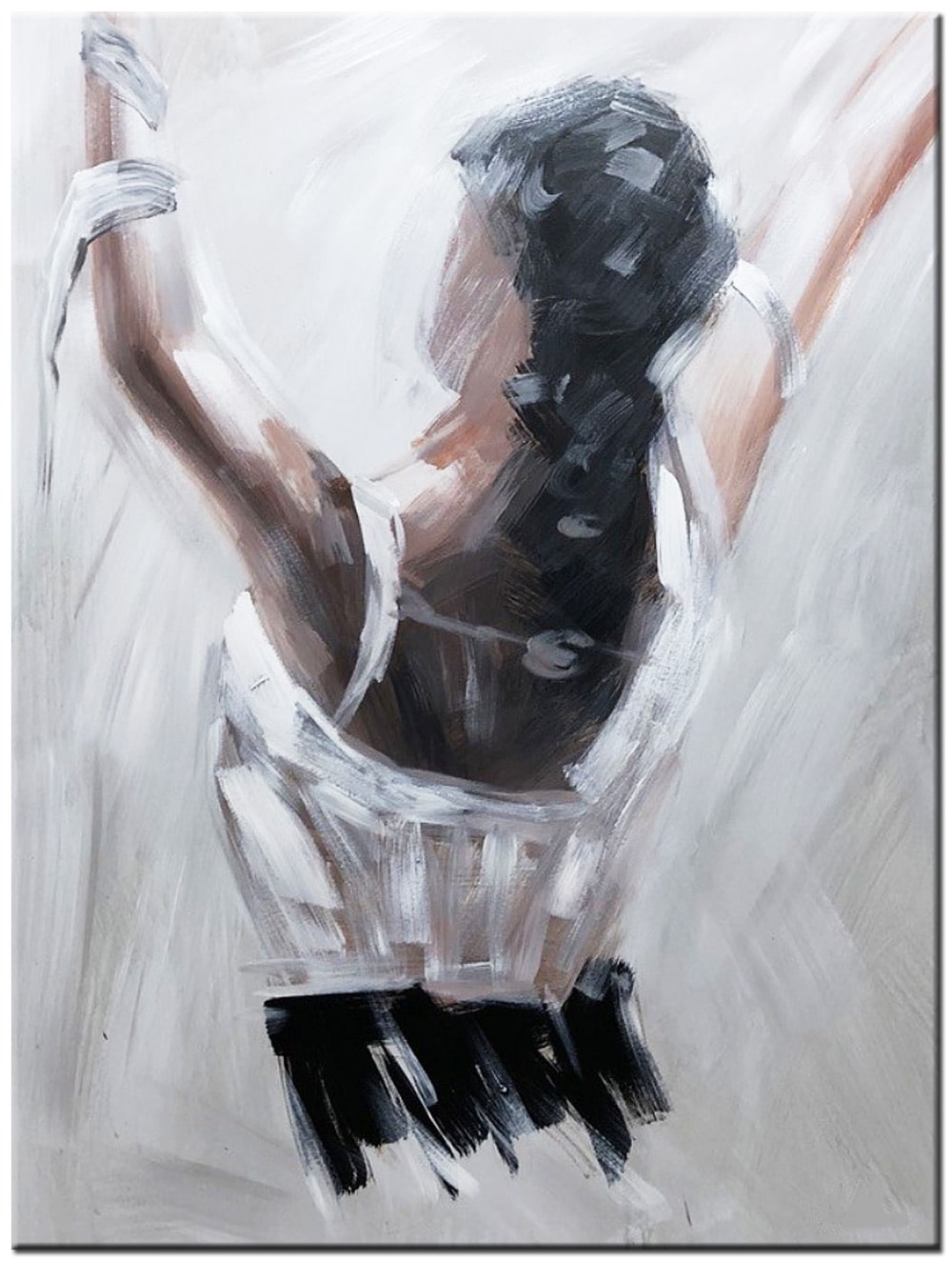 Vrouwen schilderij Dansende Vrijheid 90x120cm
