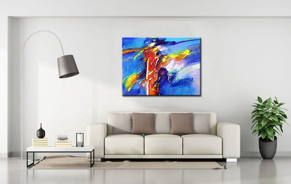 Abstract schilderij Colorful Energy 120x90cm - Afbeelding 4