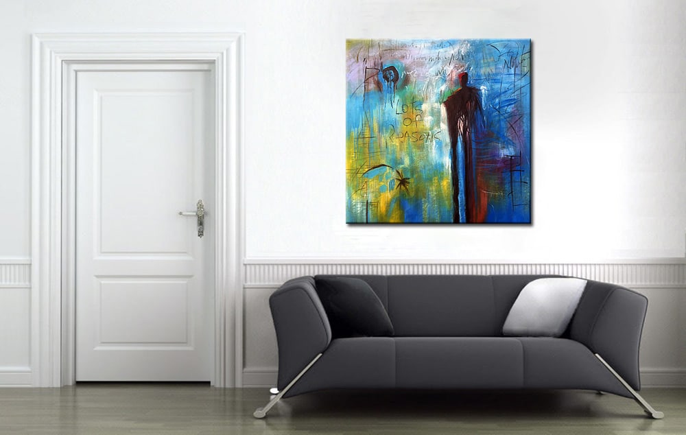 Figuratief modern schilderij Lots of Reasons - Afbeelding 2