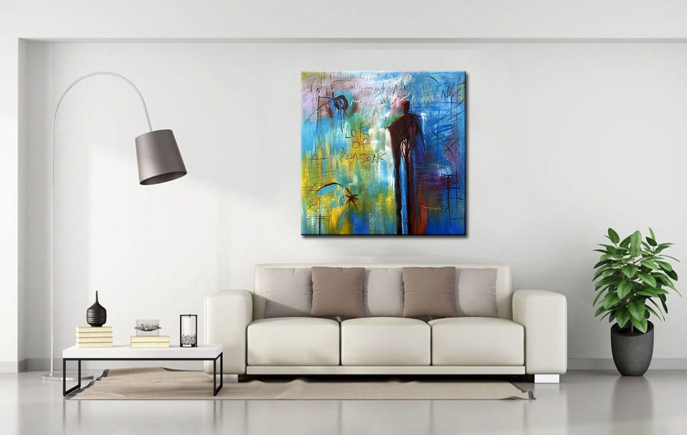 Figuratief modern schilderij Lots of Reasons - Afbeelding 4