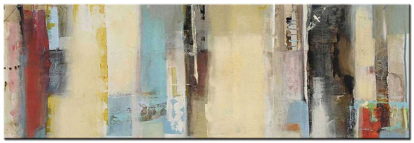 Abstract schilderij Walls of Color 180x60cm