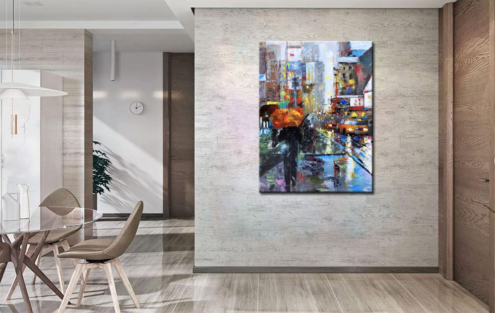 Manhattan New York modern schilderij 90x120cm - Afbeelding 4