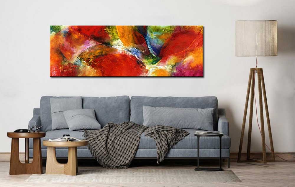 Happy Colors modern groot schilderij 180x60cm - Afbeelding 4