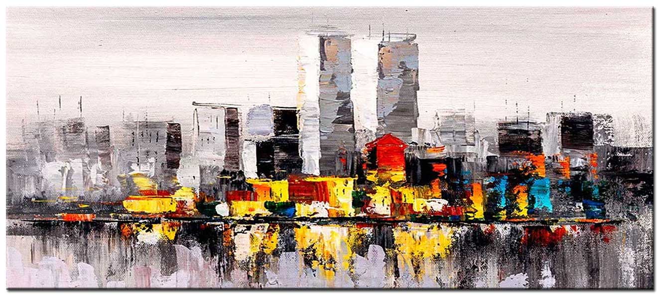 Markthallen aan de Oever modern schilderij