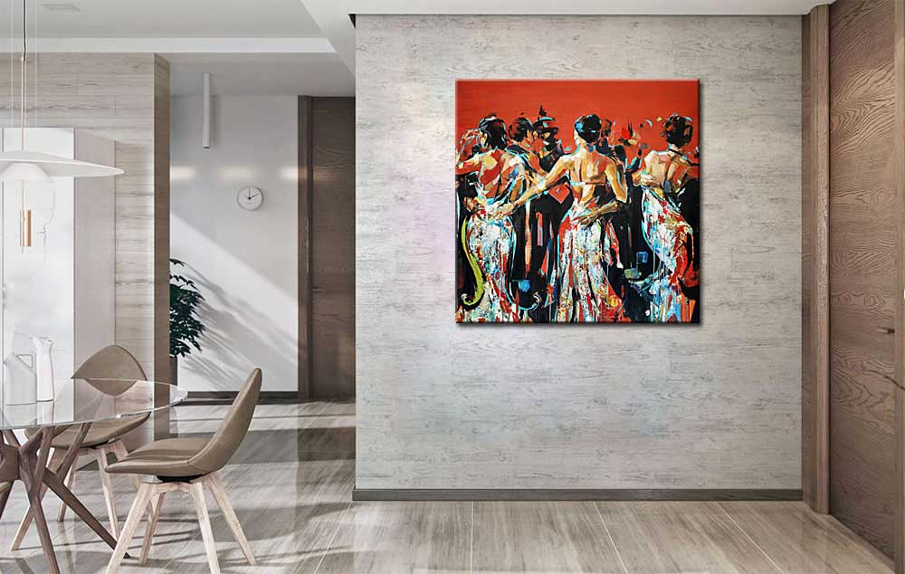 Dansavond modern schilderij - Afbeelding 3