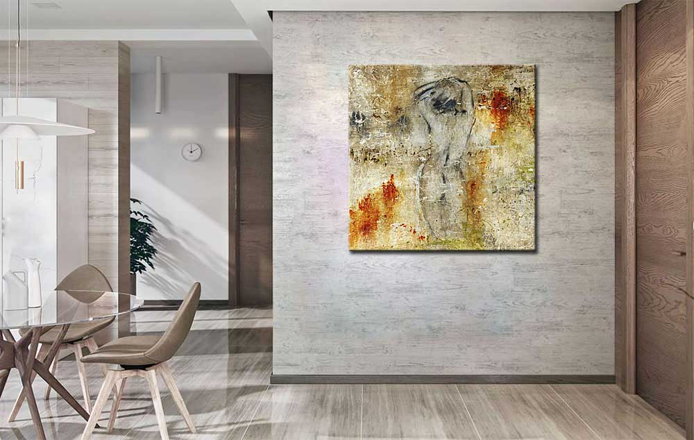 Erotisch schilderij Hidden Desire - Afbeelding 3