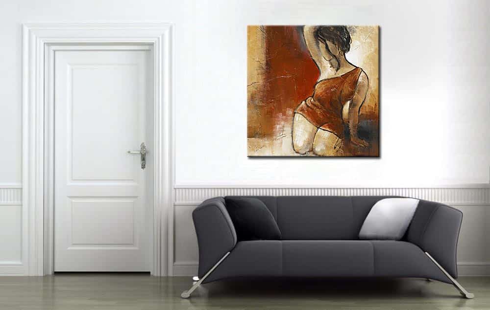 Vrouwen schilderij Passion in Red - Afbeelding 4