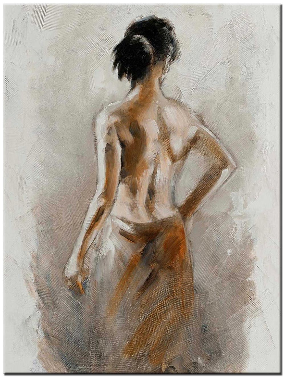 Vrouwen schilderij Intieme Contouren 90x120cm