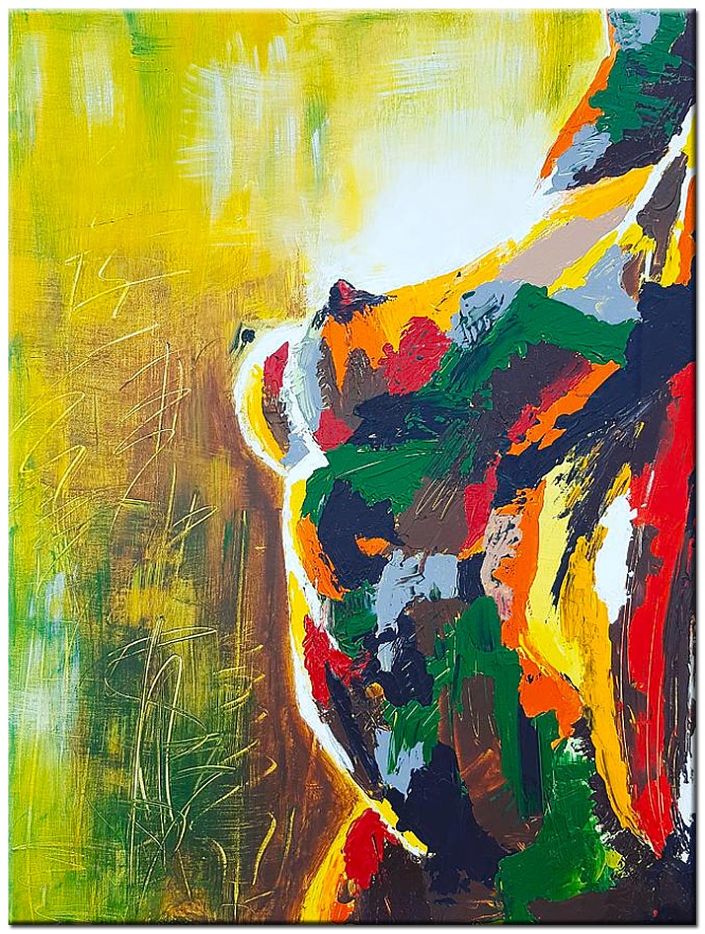 Erotisch schilderij Passion Colors 90x120cm