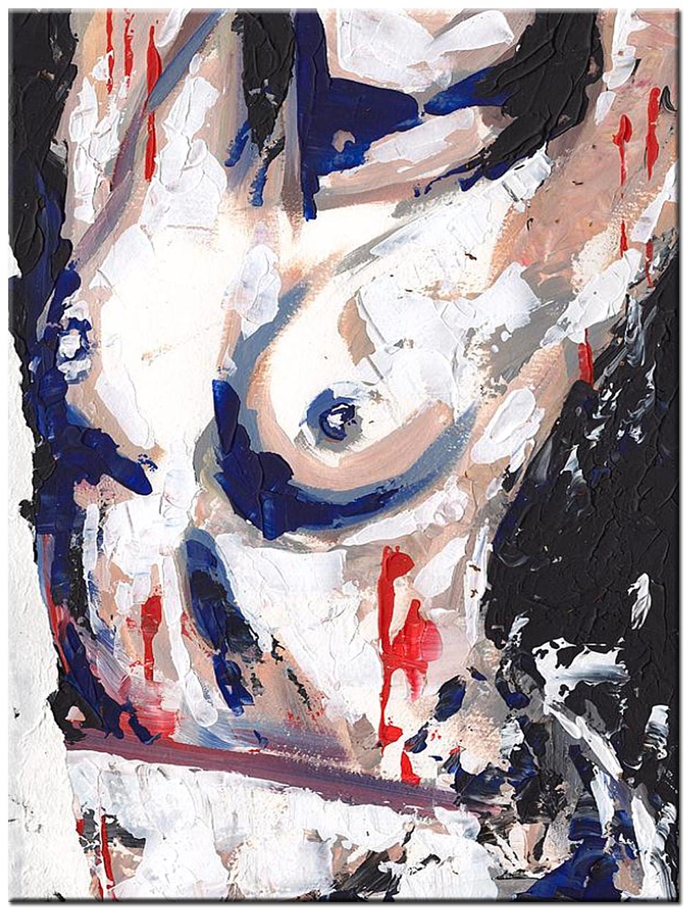 Erotisch schilderij Abstract Desire 90x120cm