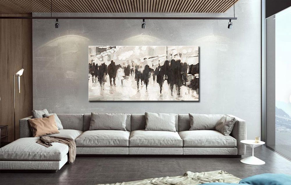 Moonlight Shopping groot schilderij 180x90cm - Afbeelding 2