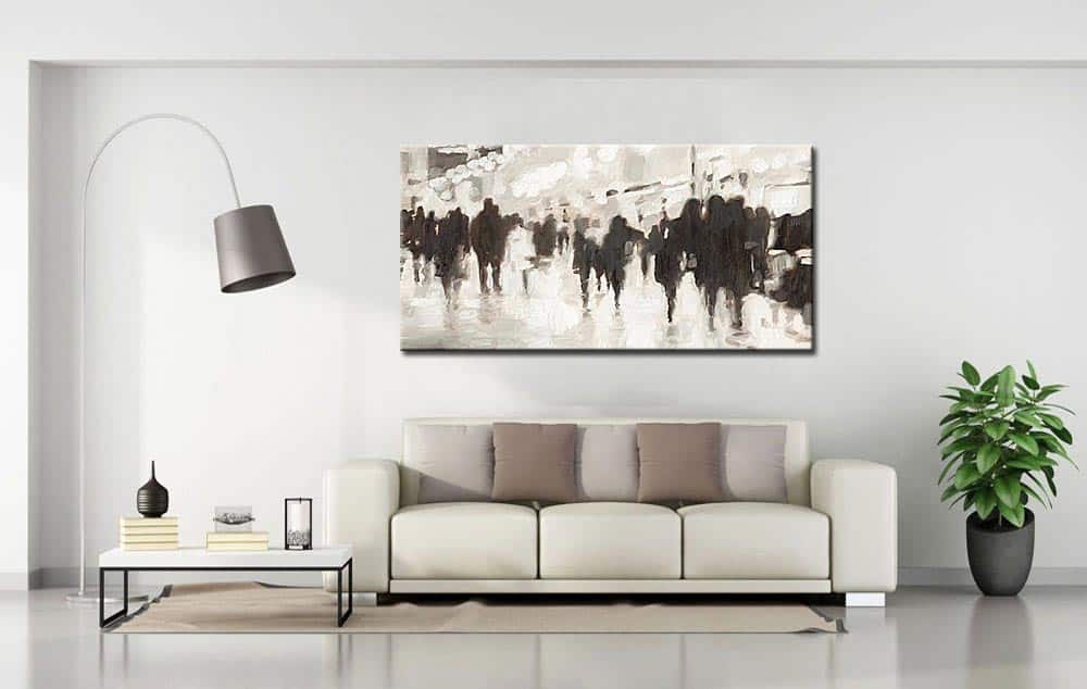 Moonlight Shopping groot schilderij 180x90cm - Afbeelding 4