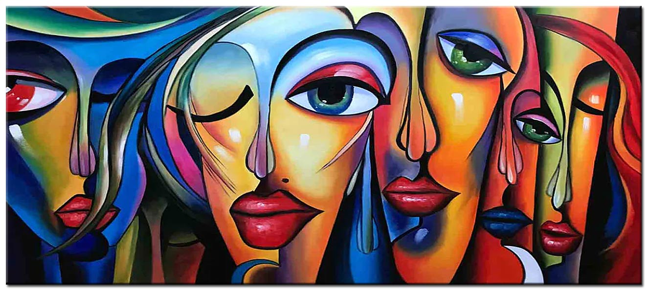 Pablo Picasso Big Eye Girls