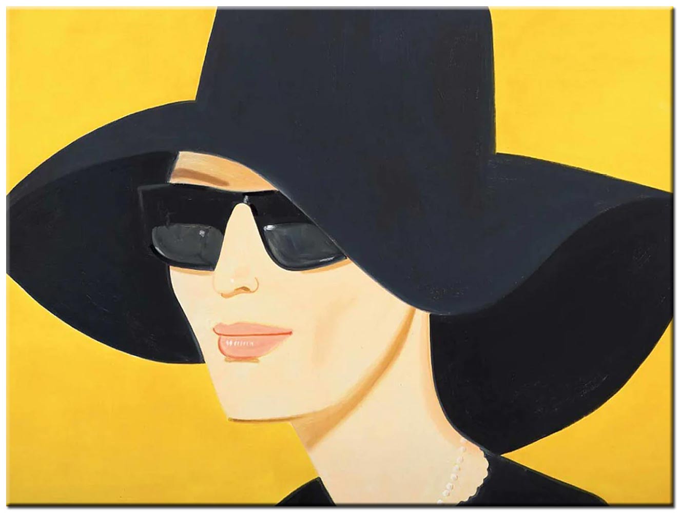 Alex Katz Black Hat modern schilderij