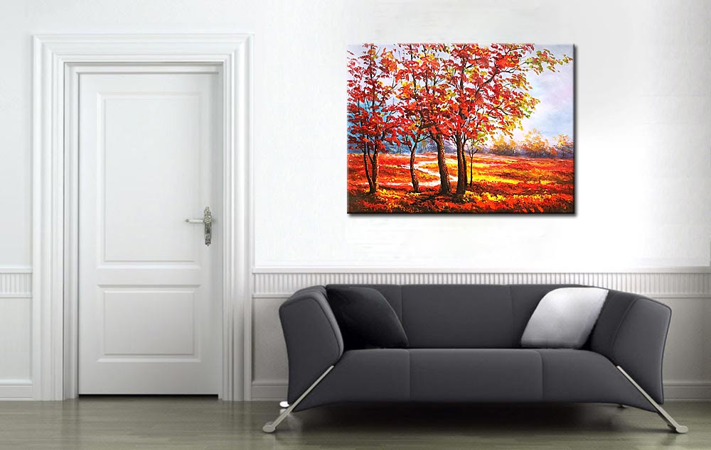 Salvador Dali Boomlandschap schilderij - Afbeelding 4