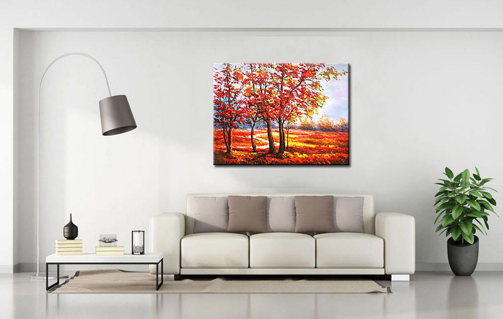 Salvador Dali Boomlandschap schilderij - Afbeelding 2