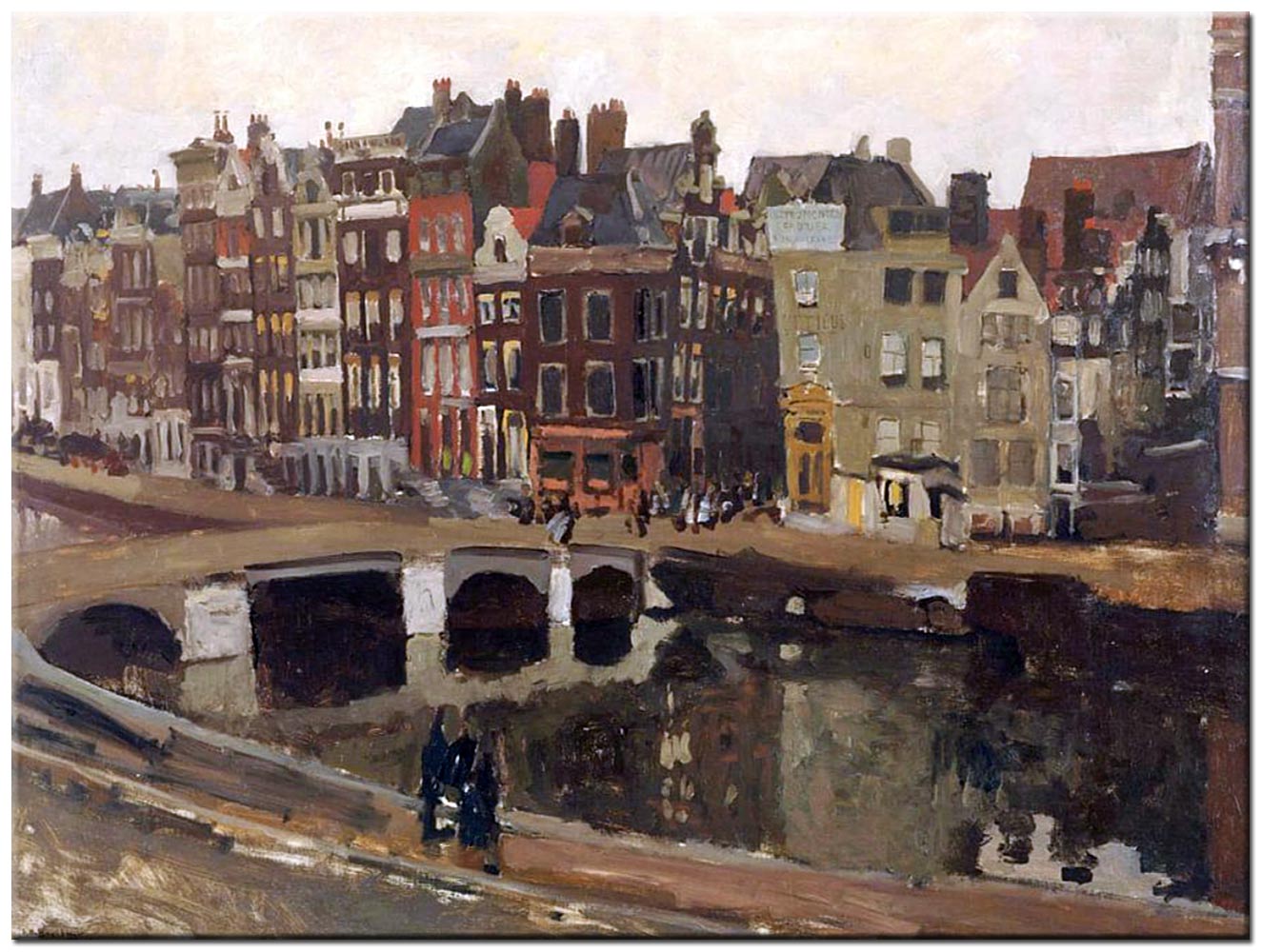 George Hendrik Breitner Het Rokin in Amsterdam