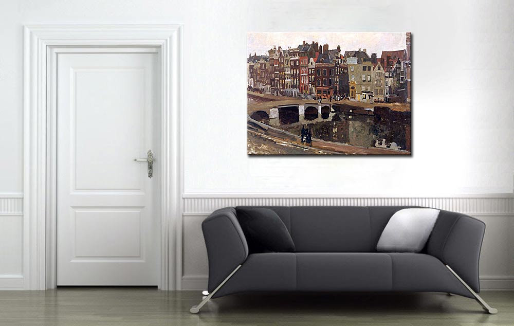 George Hendrik Breitner Het Rokin in Amsterdam - Afbeelding 4