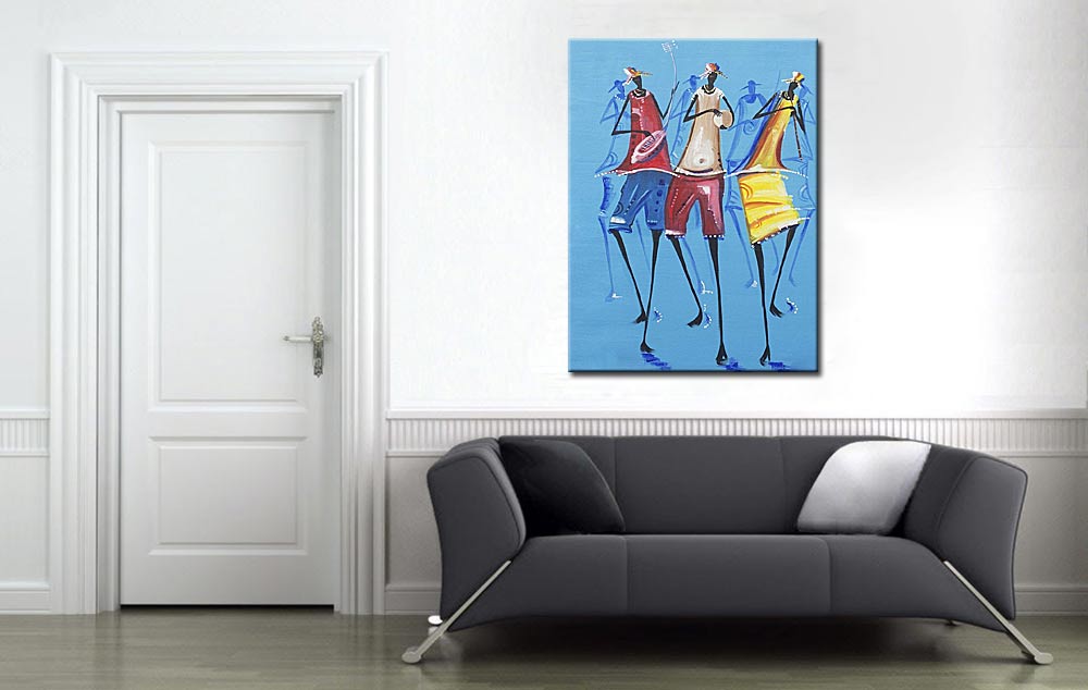 Figuratief schilderij Klanken in Kleur 90x120cm - Afbeelding 4
