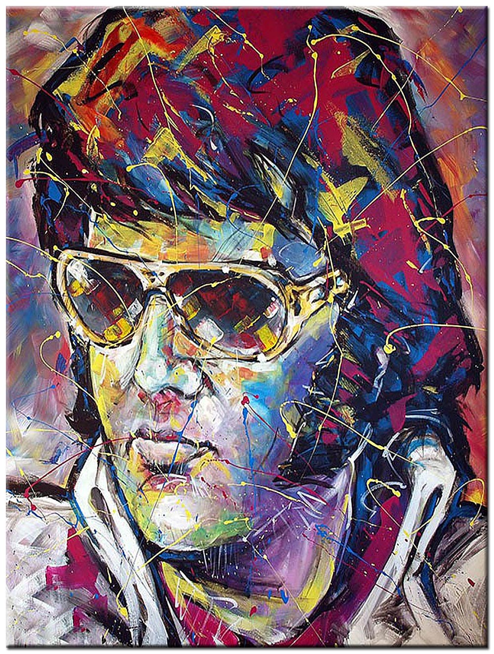 Elvis Presley modern schilderij