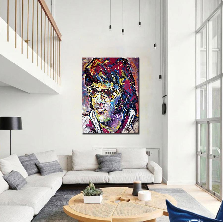Elvis Presley modern schilderij - Afbeelding 2