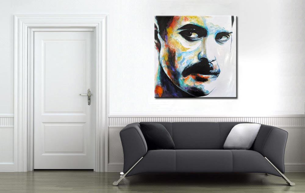 Freddie Mercury modern schilderij - Afbeelding 4