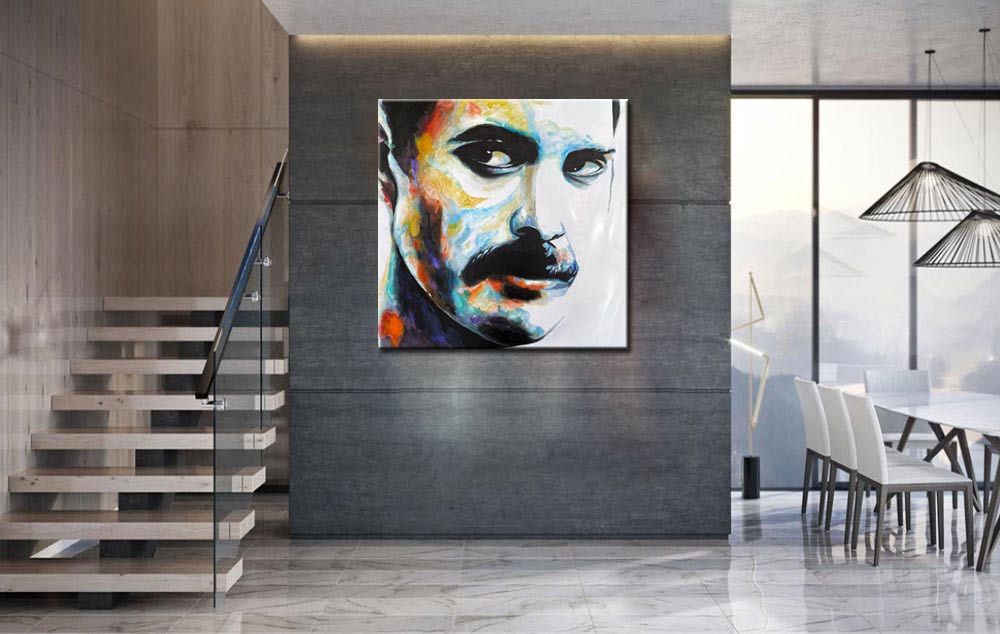 Freddie Mercury modern schilderij - Afbeelding 3