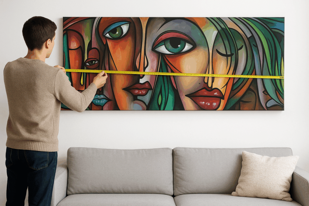 Maat kunstwerk kiezen