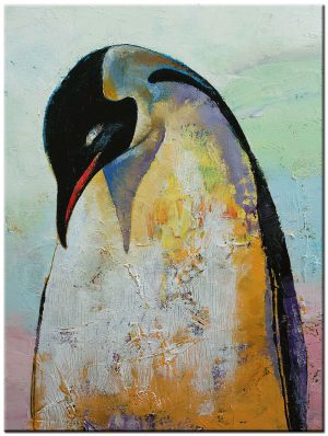pinguïn modern schilderij