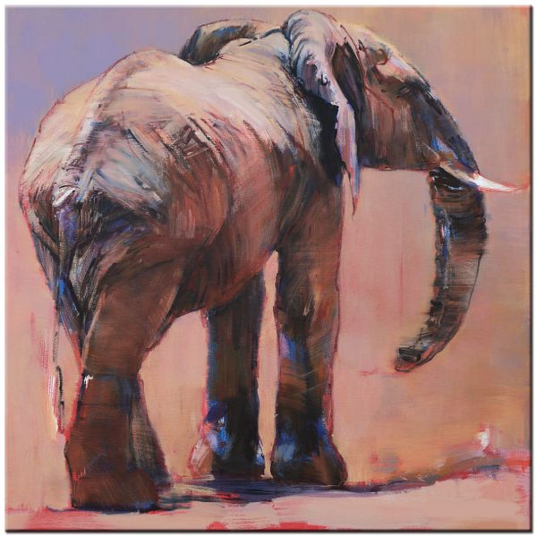 olifant modern schilderij