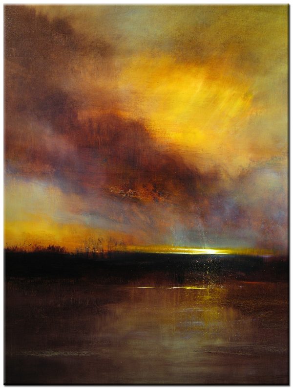 zonsondergang modern schilderij