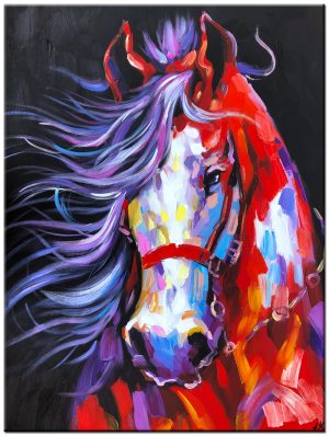 paard modern schilderij