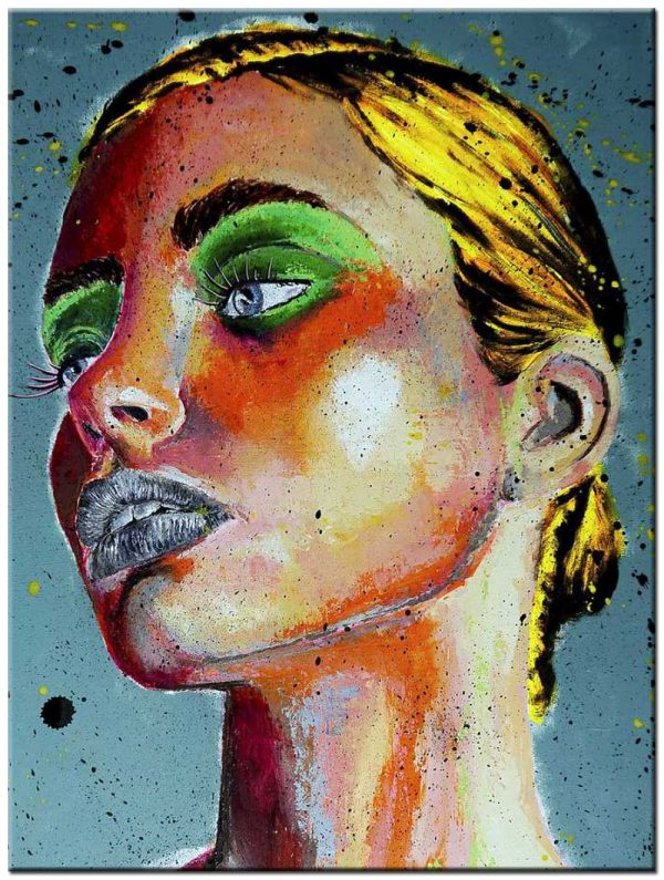 Beautiful Coloured Girl modern schilderij