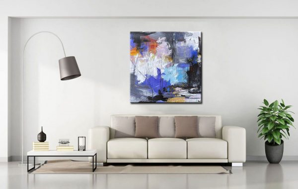 abstract modern groot schilderij